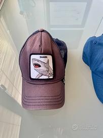 Cappellino Goorin Bros. blu patch “Shark” e retina