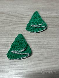 Alberi di natale all’uncinetto