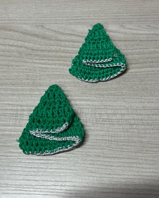 Alberi di natale all’uncinetto