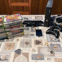 Xbox 360 slim 320gb + kinect + giochi + 4joystick