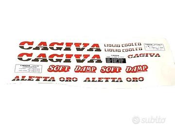 CAGIVA ALETTA ORO 125 KIT ADESIVI STICKERS AUFKLEB