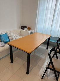 Tavolo da pranzo legno 180x80