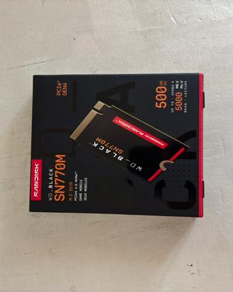 WD_BLACK SN770M 500GB M.2 2230 NVMe SSD
