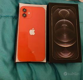 iPhone 12 Red come nuovo scatola batt99%