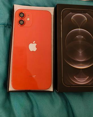 iPhone 12 Red come nuovo scatola batt99%