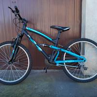 bicicletta mtb biammortizzata 24