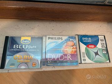 Lotto 3 Dischi Vergini: CD-RW e DVD-R/DVD+R