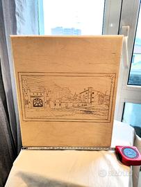 Cassa di Legno Villa per Contenitore Per Gavoni