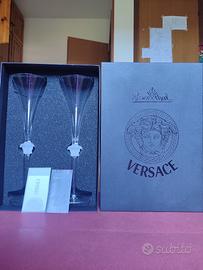Calici Champagne Versace Medusa Lumière by Rosenth