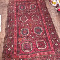 tappeto afghano vintage 