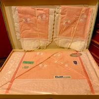 Set Matrimoniale  vintage Paoletti Mistolino Rosa