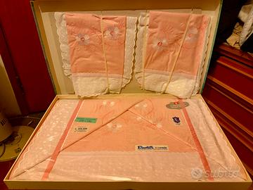 Set Matrimoniale  vintage Paoletti Mistolino Rosa