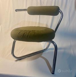 Sedia bassa design vintage