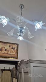 Lampadario in vetro
