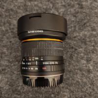 Samyang Fisheye Aspherical CS 8mm f/3.5 per Canon