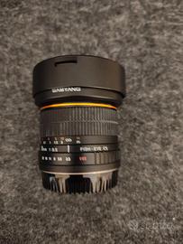 Samyang Fisheye Aspherical CS 8mm f/3.5 per Canon
