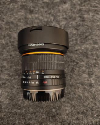 Samyang Fisheye Aspherical CS 8mm f/3.5 per Canon