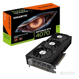 Gigabyte RTX 4070 WINDFORCE OC V2 12G - 12GB GDDR6