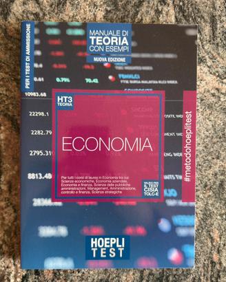 Libri di economia per test universitario TOLC-E