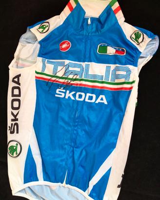Maglia Ciclismo Italia Autografata VINCENZO NIBALI
