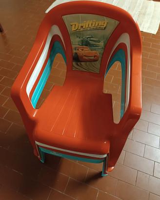 Set 5 sedie in plastica bambino
