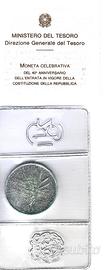 Repubblica Italiana - 40°Anniversario Costituzione