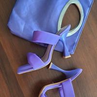 BORSA E SCARPE VIOLA