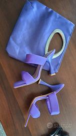 BORSA E SCARPE VIOLA