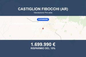 Immobile in asta di 6000 m² a Castiglion Fibocchi