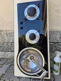 Lavello e piano cottura marca Can