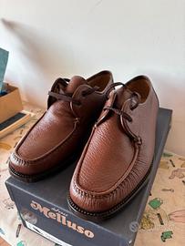 Scarpe Melluso Uomo Pelle Rossiccio Tg 43 Nuove