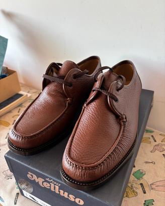 Scarpe Melluso Uomo Pelle Rossiccio Tg 43 Nuove