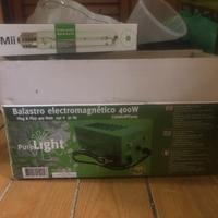 Alimentatore 400 w + lampada hps 400w