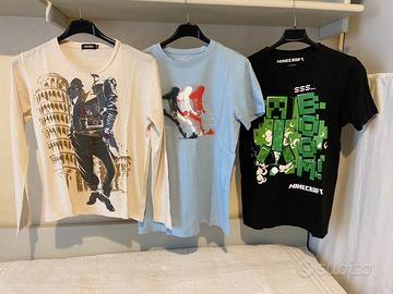 Magliette ragazzo anni 12 e 12/13-vedi descrizione