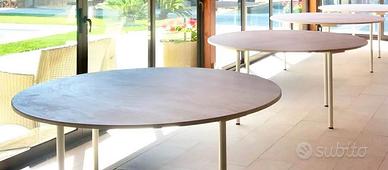Blocco 10 pz Tavoli Catering da 9 posti
