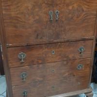 mobile a cassettiera - secretaire  antico