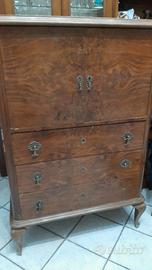 mobile a cassettiera - secretaire  antico