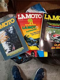 blocco di riviste la moto anni 80 ne sono 200