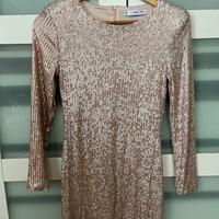 Abito mini di paillettes Rose Gold 🌟 MANGO