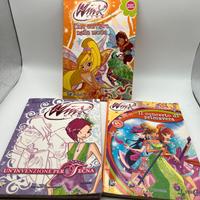 Set di tre libri bambini Winx Club vintage