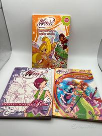 Set di tre libri bambini Winx Club vintage