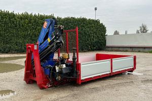 CONTAINER SCARRABILE NUOVO A PIANALE CON GRU