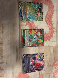 Dragonball card game lotto carte