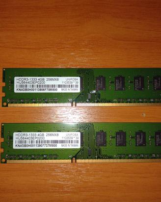 8 GB RAM DDR3