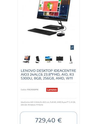 PC LENOVO ALL IN ONE
