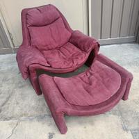 poltrone sedie modernariato design anni 60 70