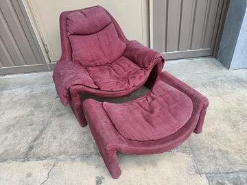 poltrone sedie modernariato design anni 60 70