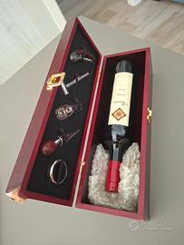 cofanetto con vino pregiato