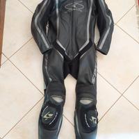 Tuta intera in pelle spike blaster rac tg. 52