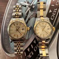 Rolex datejust lady acciaio oro ref 6917